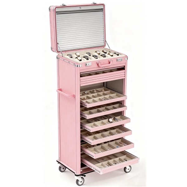 珠宝首饰展示箱钻石饰品营销箱手表腕表收纳箱