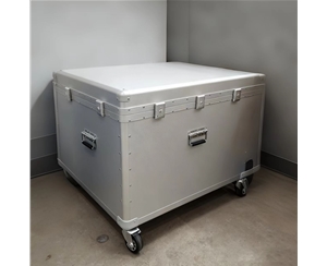 中海油设备器材全铝镁合金一体成型运输航空箱